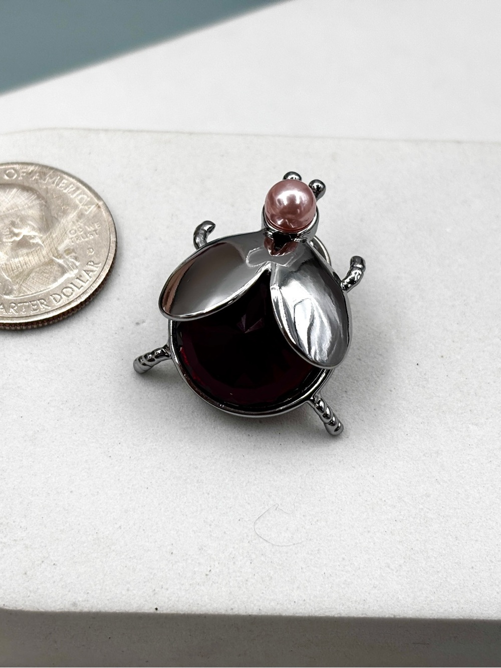 Henri Bendel Ladybug Brooch Pin